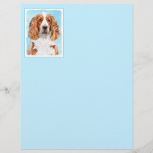 Welsh Springer Spanischmalerei - Original Dog Art (Vorderseite)