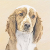 Welsh Springer Spanischmalerei - Original Dog Art Aufkleber (Vorderseite)