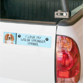 Welsh Springer Spanischmalerei - Original Dog Art Autoaufkleber (Auf Lkw)