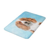 Welsh Springer Spanischmalerei - Original Dog Art Badematte (Schrägansicht)