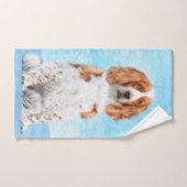 Welsh Springer Spanischmalerei - Original Dog Art Badhandtuch Set (Handtuch)