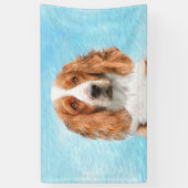 Welsh Springer Spanischmalerei - Original Dog Art Banner (Vertikal)