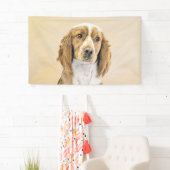 Welsh Springer Spanischmalerei - Original Dog Art Banner (Insitu)