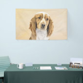 Welsh Springer Spanischmalerei - Original Dog Art Banner (Messeveranstaltung)