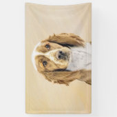 Welsh Springer Spanischmalerei - Original Dog Art Banner (Vertikal)