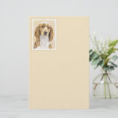 Welsh Springer Spanischmalerei - Original Dog Art Briefpapier (Stehend Vorderseite)