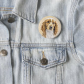 Welsh Springer Spanischmalerei - Original Dog Art Button (Beispiel)