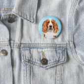 Welsh Springer Spanischmalerei - Original Dog Art Button (Beispiel)