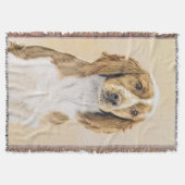 Welsh Springer Spanischmalerei - Original Dog Art Decke (Vorderseite)
