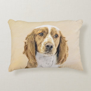 Welsh Springer Spanischmalerei - Original Dog Art Dekokissen