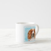 Welsh Springer Spanischmalerei - Original Dog Art Espressotasse (Vorderseite Rechts)