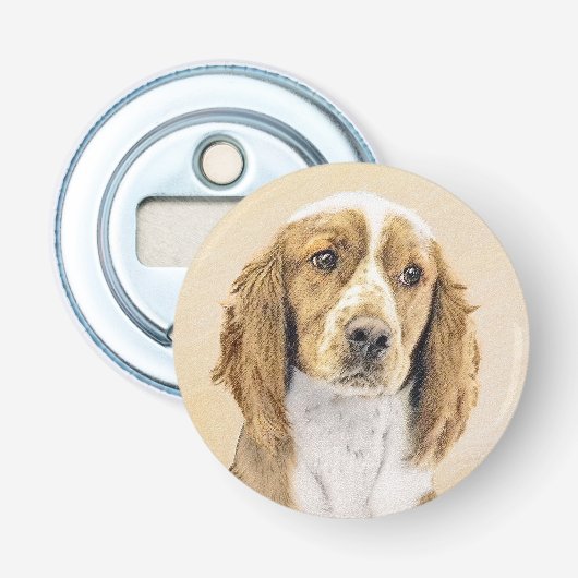 Welsh Springer Spanischmalerei - Original Dog Art Flaschenöffner (Vorderseite)