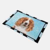 Welsh Springer Spanischmalerei - Original Dog Art Fußmatte (Schrägansicht)