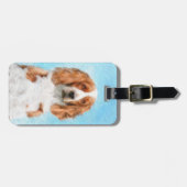 Welsh Springer Spanischmalerei - Original Dog Art Gepäckanhänger (Vorderseite horizontal)