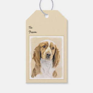 Welsh Springer Spanischmalerei - Original Dog Art Geschenkanhänger