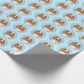 Welsh Springer Spanischmalerei - Original Dog Art Geschenkpapier (Ecke)