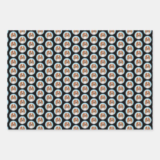 Welsh Springer Spanischmalerei - Original Dog Art Geschenkpapier Set (Vorderseite 3)