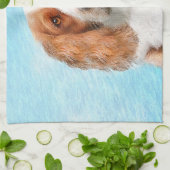 Welsh Springer Spanischmalerei - Original Dog Art Geschirrtuch (Gefaltet)