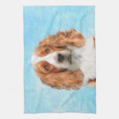Welsh Springer Spanischmalerei - Original Dog Art Geschirrtuch (Vertikal)