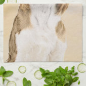 Welsh Springer Spanischmalerei - Original Dog Art Geschirrtuch (Gefaltet)