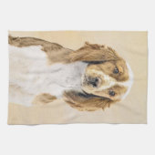 Welsh Springer Spanischmalerei - Original Dog Art Geschirrtuch (Horizontal)