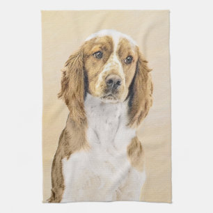 Welsh Springer Spanischmalerei - Original Dog Art Geschirrtuch