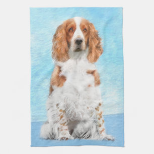 Welsh Springer Spanischmalerei - Original Dog Art Geschirrtuch
