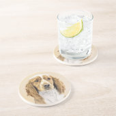 Welsh Springer Spanischmalerei - Original Dog Art Getränkeuntersetzer (Seite)