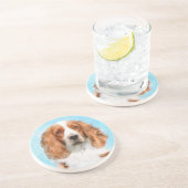 Welsh Springer Spanischmalerei - Original Dog Art Getränkeuntersetzer (Seite)