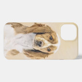 Welsh Springer Spanischmalerei - Original Dog Art iPhone Hülle (Rückseite (Horizontal))