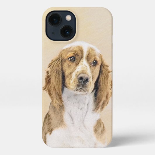Welsh Springer Spanischmalerei - Original Dog Art iPhone Hülle (Rückseite)