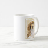 Welsh Springer Spanischmalerei - Original Dog Art Kaffeetasse (VorderseiteRechts)