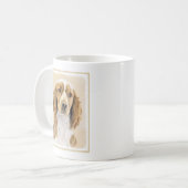 Welsh Springer Spanischmalerei - Original Dog Art Kaffeetasse (Vorderseite Links)