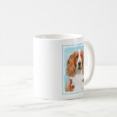 Welsh Springer Spanischmalerei - Original Dog Art Kaffeetasse (VorderseiteRechts)