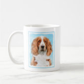 Welsh Springer Spanischmalerei - Original Dog Art Kaffeetasse (Links)