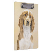 Welsh Springer Spanischmalerei - Original Dog Art Klemmbrett (Rechts)