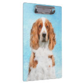 Welsh Springer Spanischmalerei - Original Dog Art Klemmbrett (Rechts)