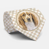 Welsh Springer Spanischmalerei - Original Dog Art Krawatte (Gerollt)