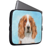 Welsh Springer Spanischmalerei - Original Dog Art Laptopschutzhülle (Vorne Rechts)