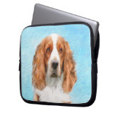 Welsh Springer Spanischmalerei - Original Dog Art Laptopschutzhülle (Vorderseite Links)