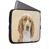 Welsh Springer Spanischmalerei - Original Dog Art Laptopschutzhülle (Vorne Rechts)