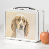 Welsh Springer Spanischmalerei - Original Dog Art Metall Brotdose (Beispiel)