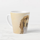 Welsh Springer Spanischmalerei - Original Dog Art Milchtasse (Linke Ecke)