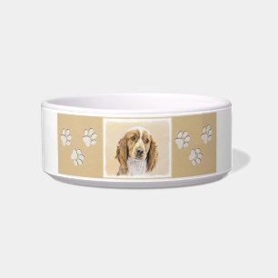 Welsh Springer Spanischmalerei - Original Dog Art Napf