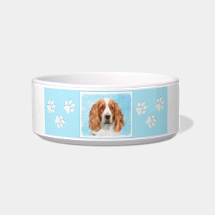 Welsh Springer Spanischmalerei - Original Dog Art Napf