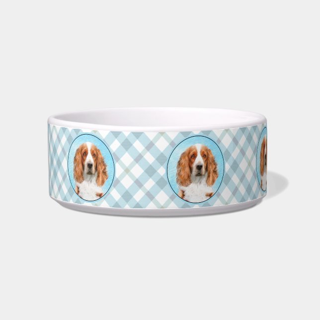 Welsh Springer Spanischmalerei - Original Dog Art Napf (Links)