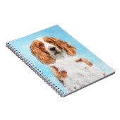 Welsh Springer Spanischmalerei - Original Dog Art Notizblock (Rechte Seite)