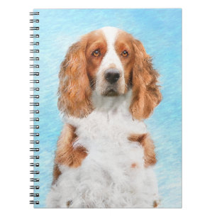 Welsh Springer Spanischmalerei - Original Dog Art Notizblock