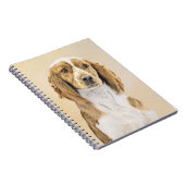 Welsh Springer Spanischmalerei - Original Dog Art Notizblock (Rechte Seite)