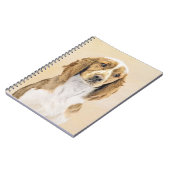 Welsh Springer Spanischmalerei - Original Dog Art Notizblock (Linke Seite)